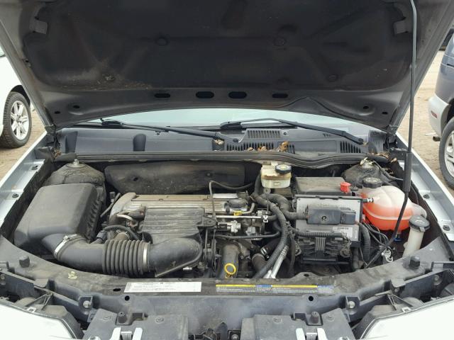 1G8AG52FX4Z222460 - 2004 SATURN ION LEVEL SILVER photo 7