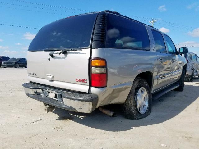 3GKEC16Z34G202281 - 2004 GMC YUKON XL C TAN photo 4