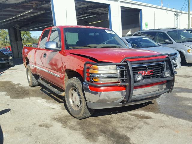 1GTEK19T9YE373376 - 2000 GMC NEW SIERRA RED photo 1