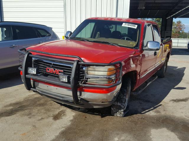 1GTEK19T9YE373376 - 2000 GMC NEW SIERRA RED photo 2