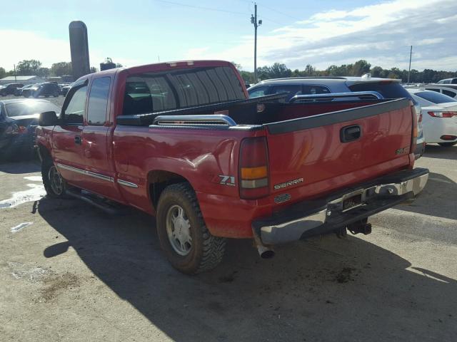 1GTEK19T9YE373376 - 2000 GMC NEW SIERRA RED photo 3