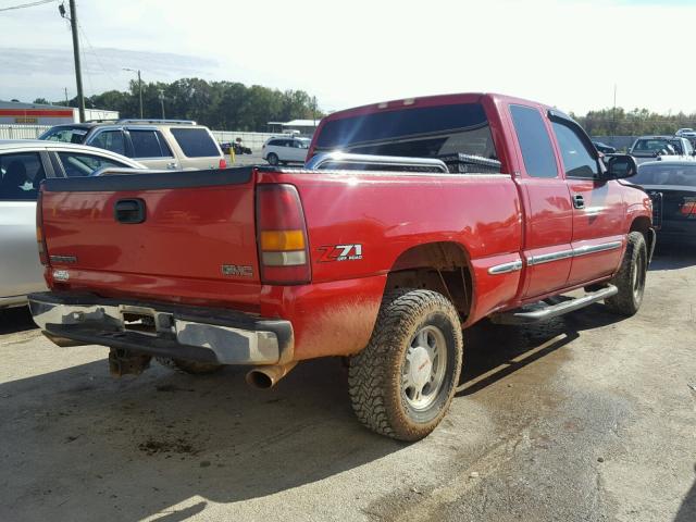 1GTEK19T9YE373376 - 2000 GMC NEW SIERRA RED photo 4