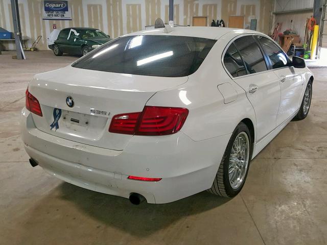 WBAFR7C5XBC601897 - 2011 BMW 535 I WHITE photo 4