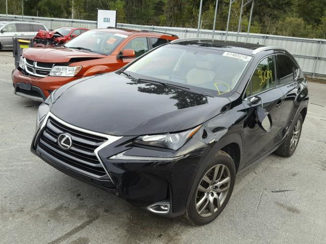 JTJYARBZ2F2014184 - 2015 LEXUS NX 200T BLACK photo 2