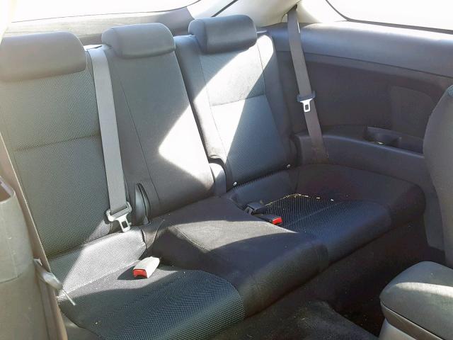 JTKDE177260129483 - 2006 TOYOTA SCION TC CHARCOAL photo 6