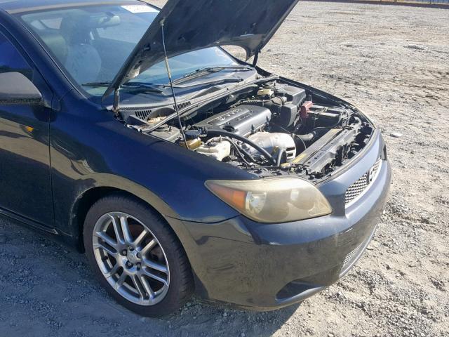 JTKDE177260129483 - 2006 TOYOTA SCION TC CHARCOAL photo 9