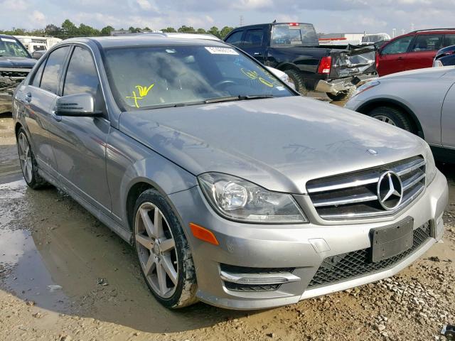 WDDGF4HB0EA950571 - 2014 MERCEDES-BENZ C 250 SILVER photo 1