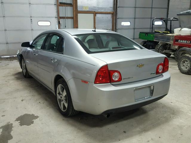 1G1ZD5EUXBF399612 - 2011 CHEVROLET MALIBU 2LT SILVER photo 3