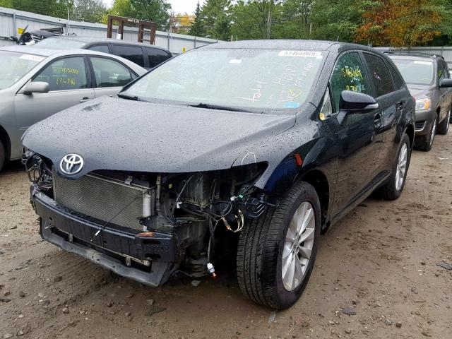 4T3BA3BB5DU034152 - 2013 TOYOTA VENZA LE BLACK photo 2