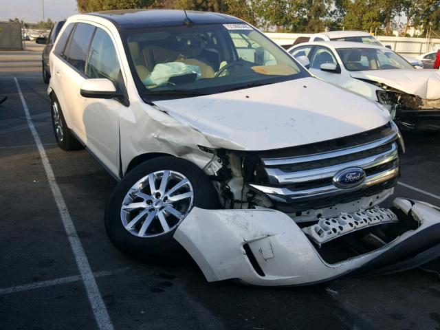 2FMDK3JC5DBE38065 - 2013 FORD EDGE SEL WHITE photo 1