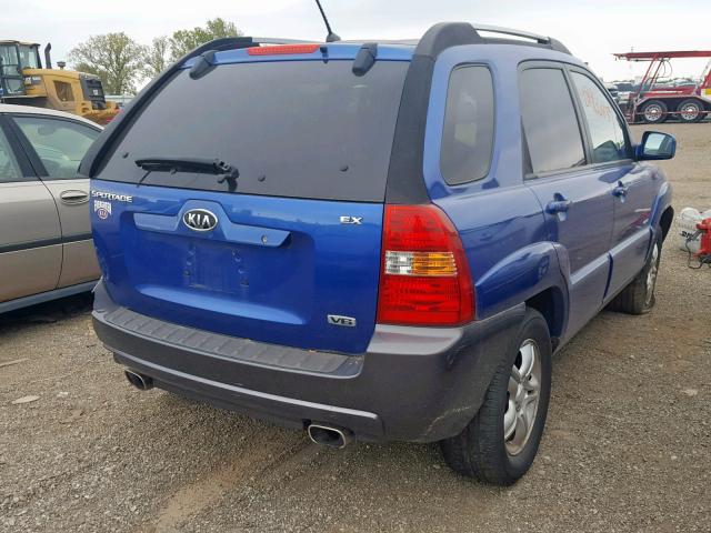 KNDJE723167202187 - 2006 KIA NEW SPORTA BLUE photo 4