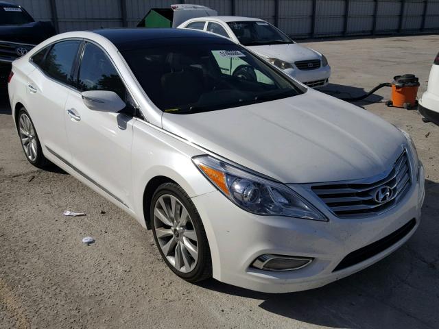 KMHFH4JG8EA389019 - 2014 HYUNDAI AZERA GLS WHITE photo 1