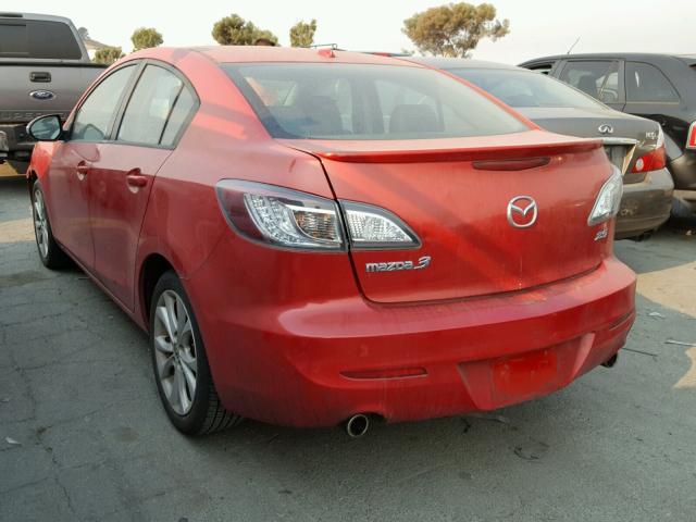 JM1BL1S69A1134833 - 2010 MAZDA 3 S RED photo 3