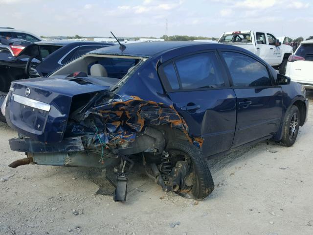 3N1AB6APXAL718207 - 2010 NISSAN SENTRA 2.0 BLUE photo 4