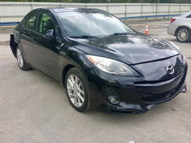 JM1BL1W67C1604645 - 2012 MAZDA 3 S BLACK photo 1