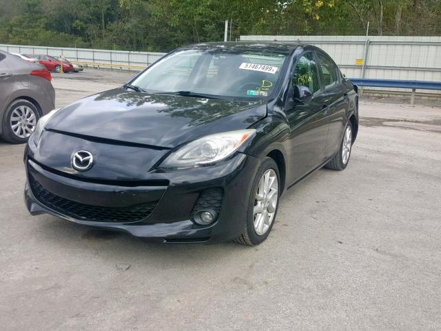 JM1BL1W67C1604645 - 2012 MAZDA 3 S BLACK photo 2