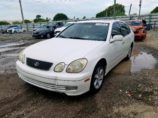 JT8BD68S6Y0097415 - 2000 LEXUS GS 300 WHITE photo 2