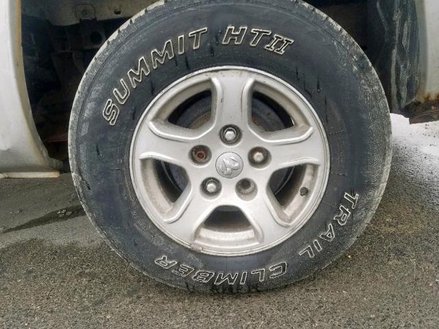 1D7HW48N17S128289 - 2007 DODGE DAKOTA QUA GRAY photo 9