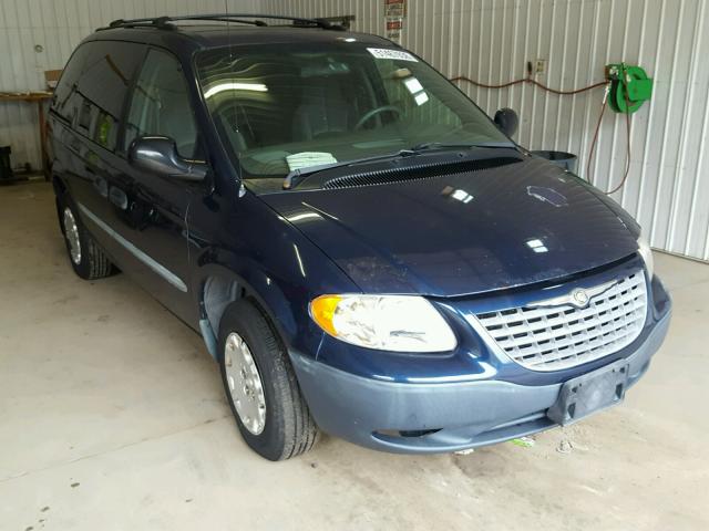 1C4GJ25302B559467 - 2002 CHRYSLER VOYAGER BLUE photo 1