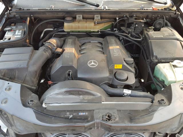 4JGAB57E23A417501 - 2003 MERCEDES-BENZ ML 350 BLACK photo 7