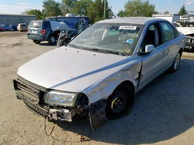 YV1TS92D941337787 - 2004 VOLVO S80 GRAY photo 2