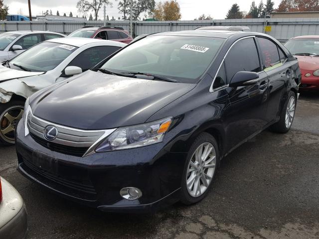 JTHBB1BA5A2013023 - 2010 LEXUS HS 250H BLACK photo 2