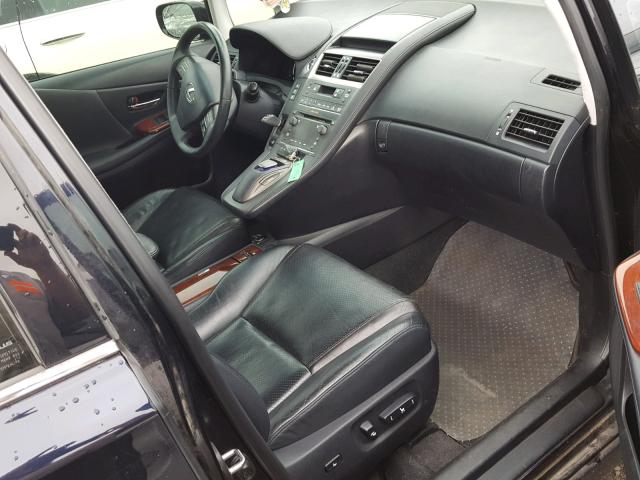 JTHBB1BA5A2013023 - 2010 LEXUS HS 250H BLACK photo 5