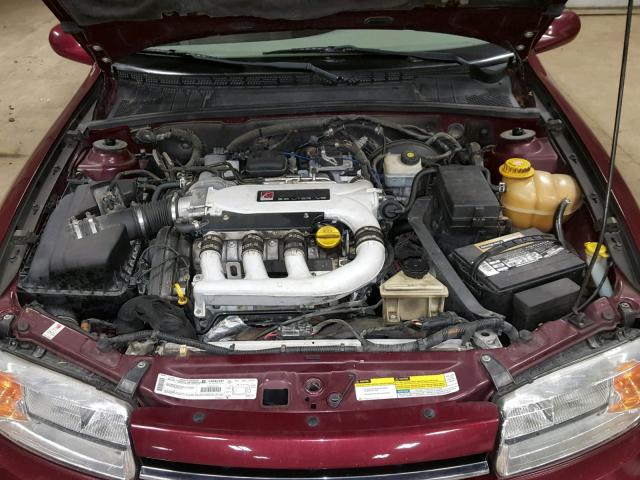 1G8JW82R21Y552724 - 2001 SATURN LW300 MAROON photo 7