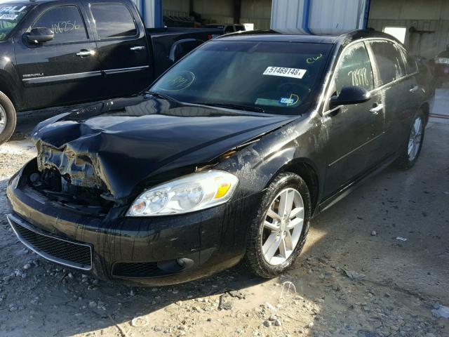 2G1WC5E30E1143505 - 2014 CHEVROLET IMPALA LIM BLACK photo 2