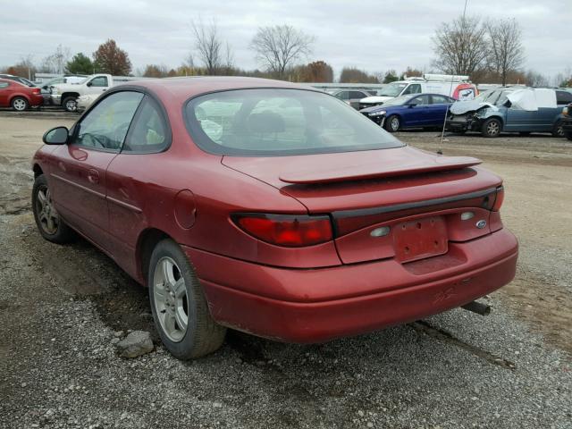 3FAFP11373R153473 - 2003 FORD ESCORT ZX2 RED photo 3