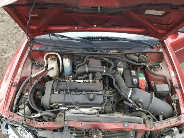 3FAFP11373R153473 - 2003 FORD ESCORT ZX2 RED photo 7