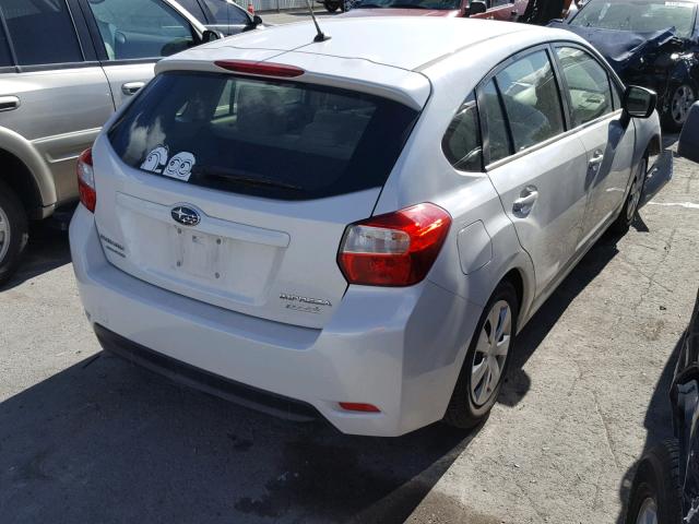 JF1GPAA69E9307646 - 2014 SUBARU IMPREZA BA WHITE photo 4