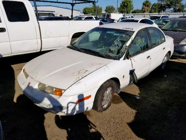 1G8ZH52871Z229301 - 2001 SATURN SL1 WHITE photo 2