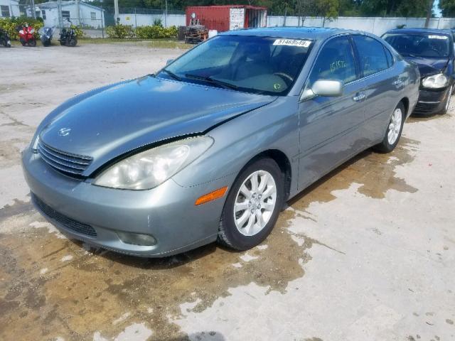 JTHBF30G730098520 - 2003 LEXUS ES 300 BLUE photo 2