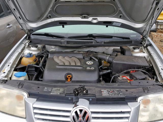 3VWSK69MX2M167779 - 2002 VOLKSWAGEN JETTA GLS SILVER photo 7