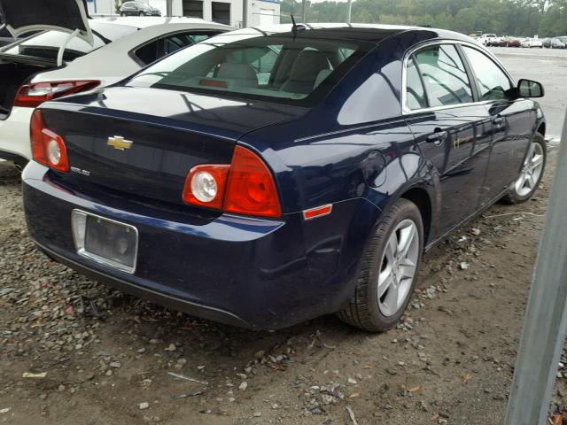 1G1ZB5EB9AF265337 - 2010 CHEVROLET MALIBU LS 蓝色 照片 4