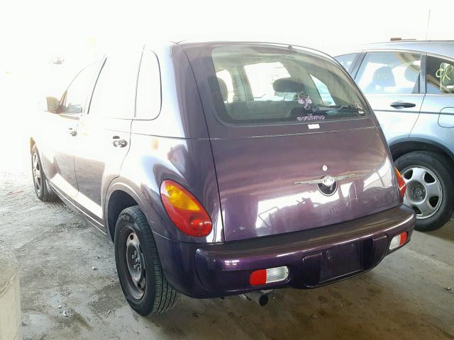 3C4FY48B55T500777 - 2005 CHRYSLER PT CRUISER PURPLE photo 3