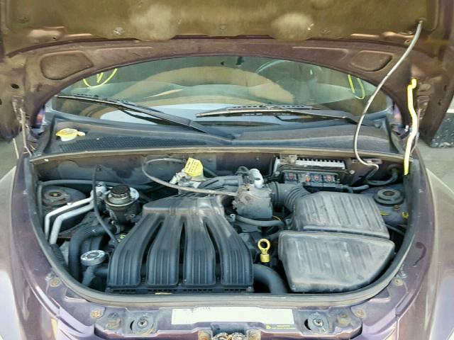 3C4FY48B55T500777 - 2005 CHRYSLER PT CRUISER PURPLE photo 7