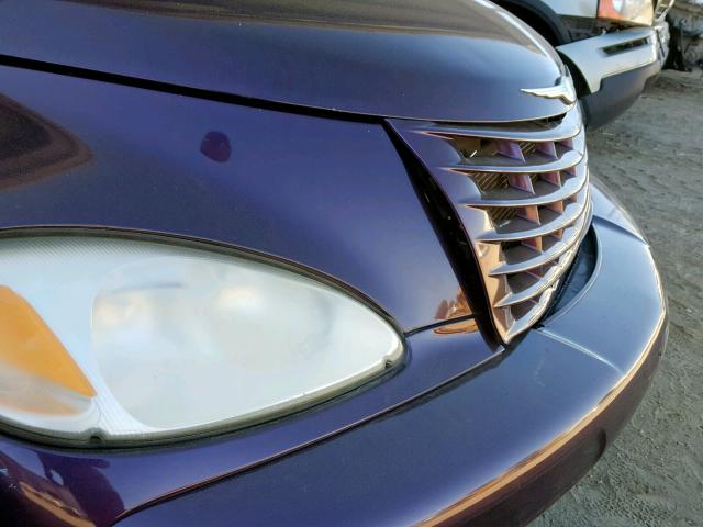 3C4FY48B55T500777 - 2005 CHRYSLER PT CRUISER PURPLE photo 9