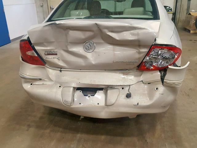 2G4WD582981174565 - 2008 BUICK LACROSSE C TAN photo 9