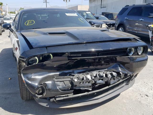 2C3CDZAG0HH502276 - 2017 DODGE CHALLENGER BLACK photo 1