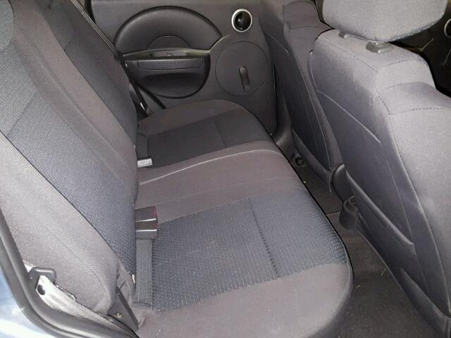 KL1TD65687B764153 - 2007 CHEVROLET AVEO BASE Mavi foto 6