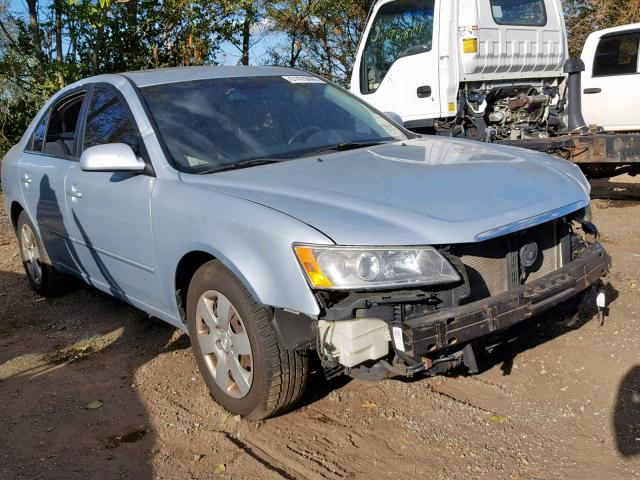 5NPET46C37H273453 - 2007 HYUNDAI SONATA GLS BLUE photo 1