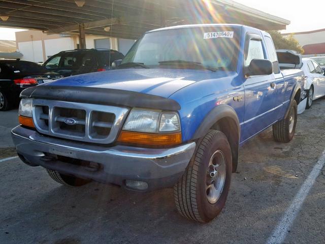 1FTZR15X9XPA22315 - 1999 FORD RANGER SUP BLUE photo 2