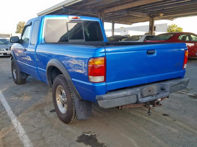 1FTZR15X9XPA22315 - 1999 FORD RANGER SUP BLUE photo 3