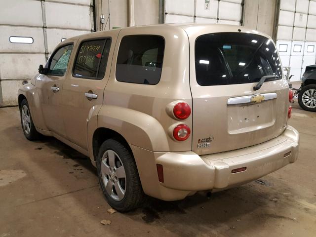3GNDA13D47S552811 - 2007 CHEVROLET HHR LS Qəhvəyi foto 3