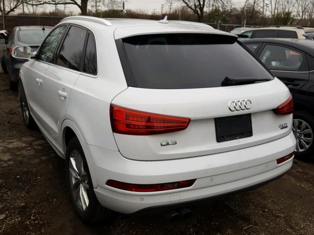 WA1EFCFS8GR017885 - 2016 AUDI Q3 PREMIUM WHITE photo 3