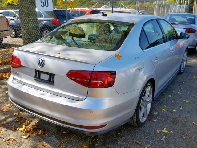 3VW4T7AJ5GM262710 - 2016 VOLKSWAGEN JETTA GLI SILVER photo 4