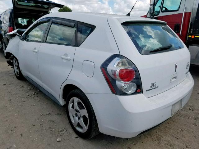 5Y2SP6E81AZ402211 - 2010 PONTIAC VIBE WHITE photo 3