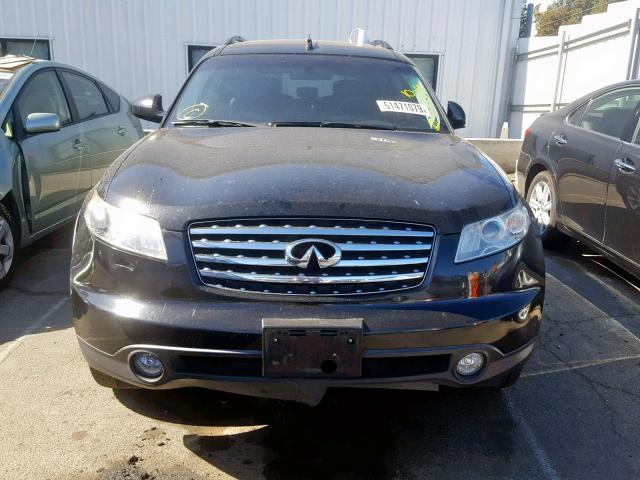 JNRAS08W93X201334 - 2003 INFINITI FX35 BLACK photo 9